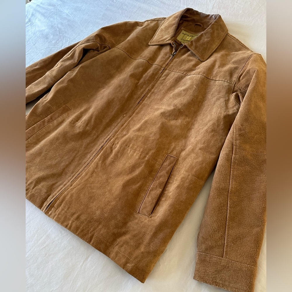 Boston Harbour Genuine Leather Jacket, Size L - Picture 3 of 16